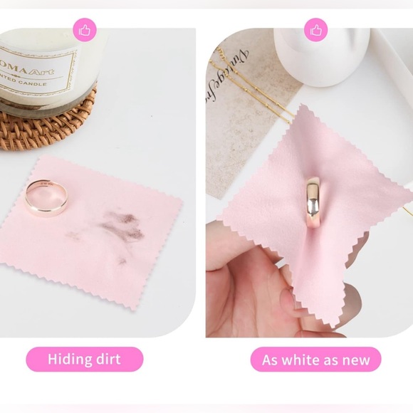 Individually Wrapped Blank Jewelry Cleaning Polishing Cloths Resin, Glasses Lot - Picture 7 of 16